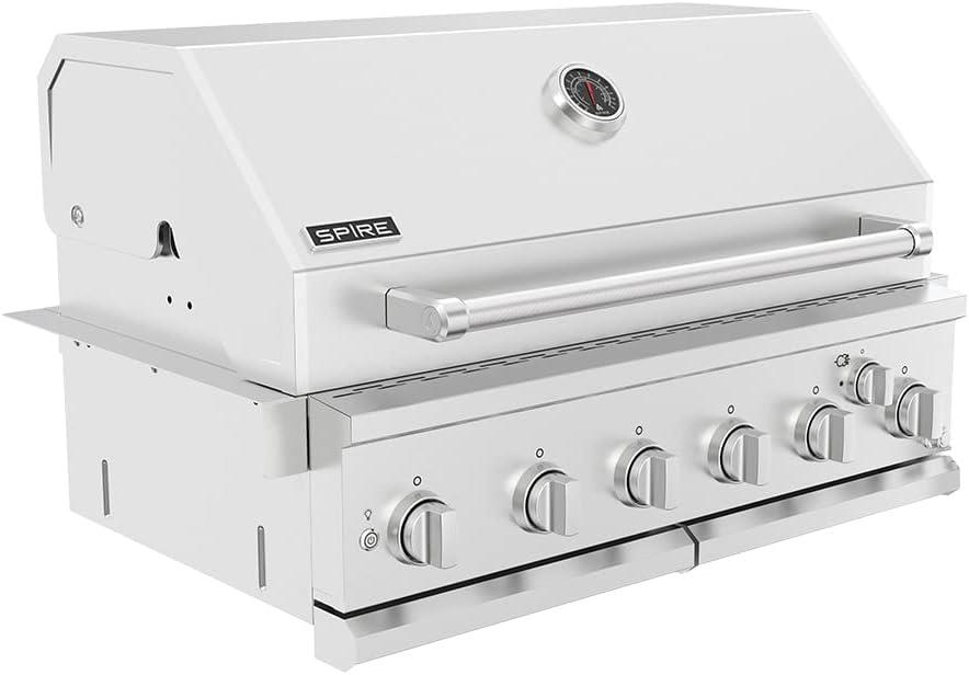 Spire 6-Burner Built-in Grill Head with Rear Burner