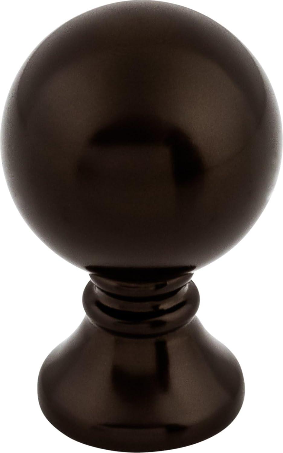 Honey Bronze Round Traditional Cabinet Knob with Mounting Hardware