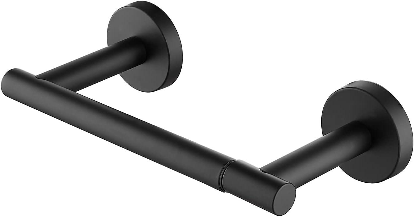 Matte Black Stainless Steel Wall Mounted Toilet Paper Holder