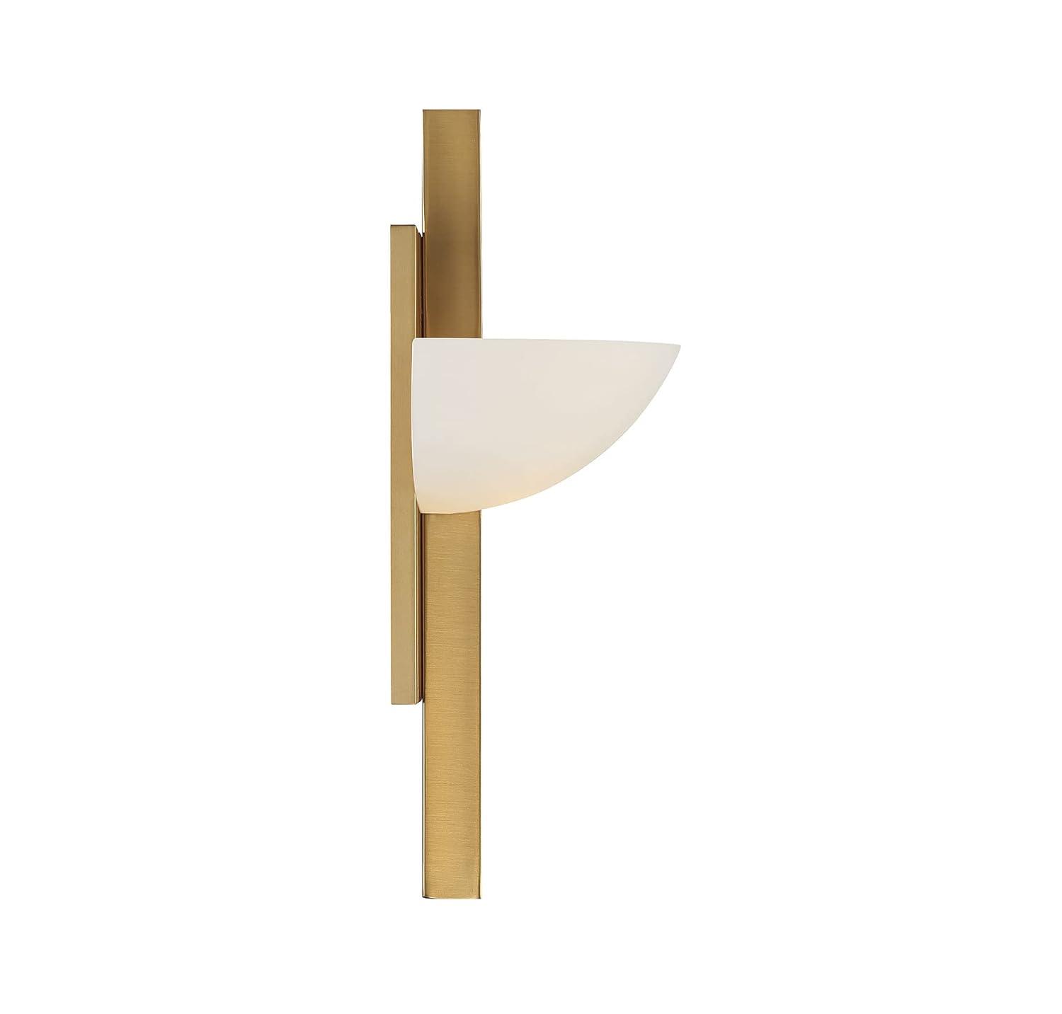 Savoy House Fallon 1 - Light Wall Light in  Warm Brass