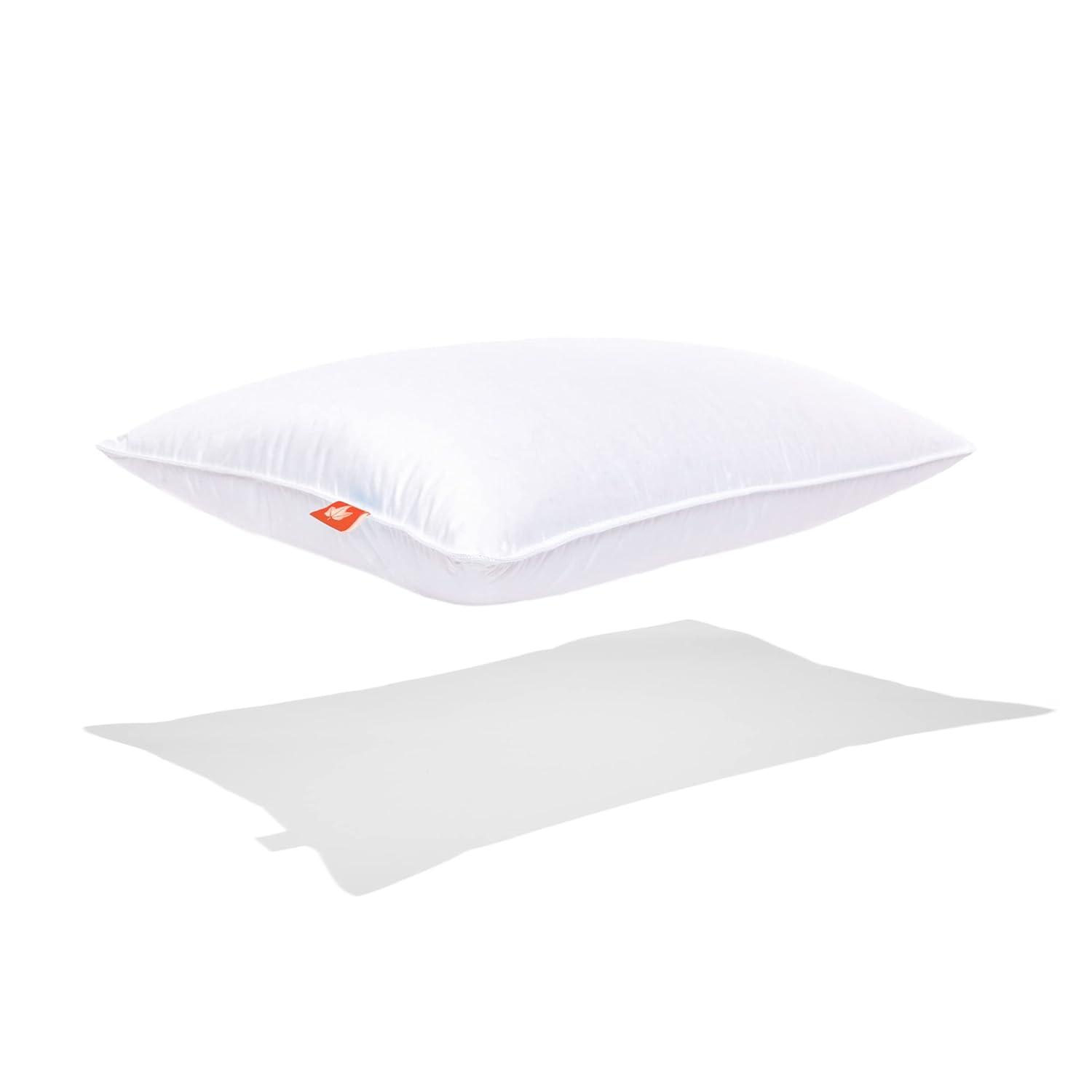 Canadian Down & Feather Company - 625 Loft White Down Pillow, Medium Support - Standard Size