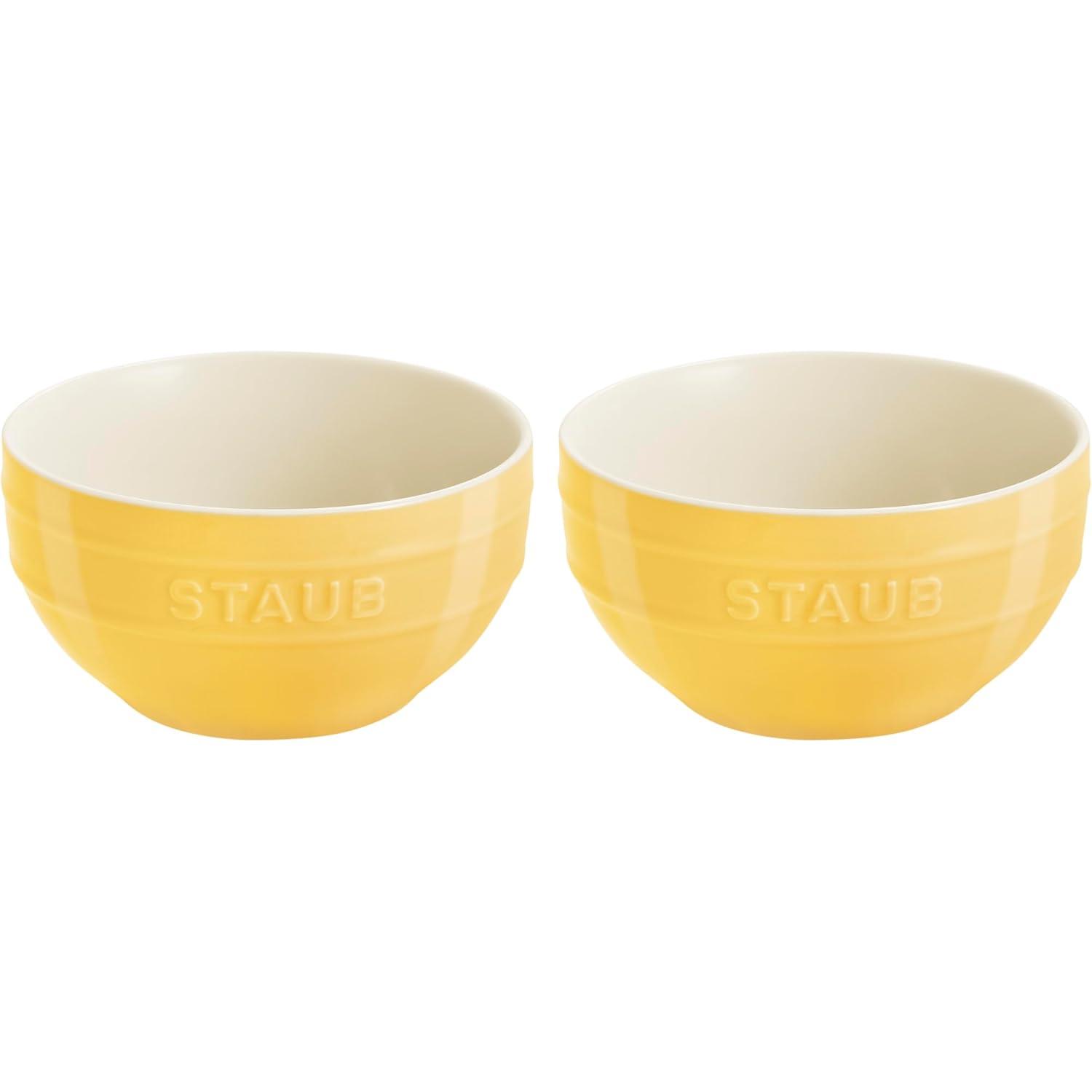 Staub Staub Ceramic 2-pc Large Universal Bowl Set - Citron (Set of 2)