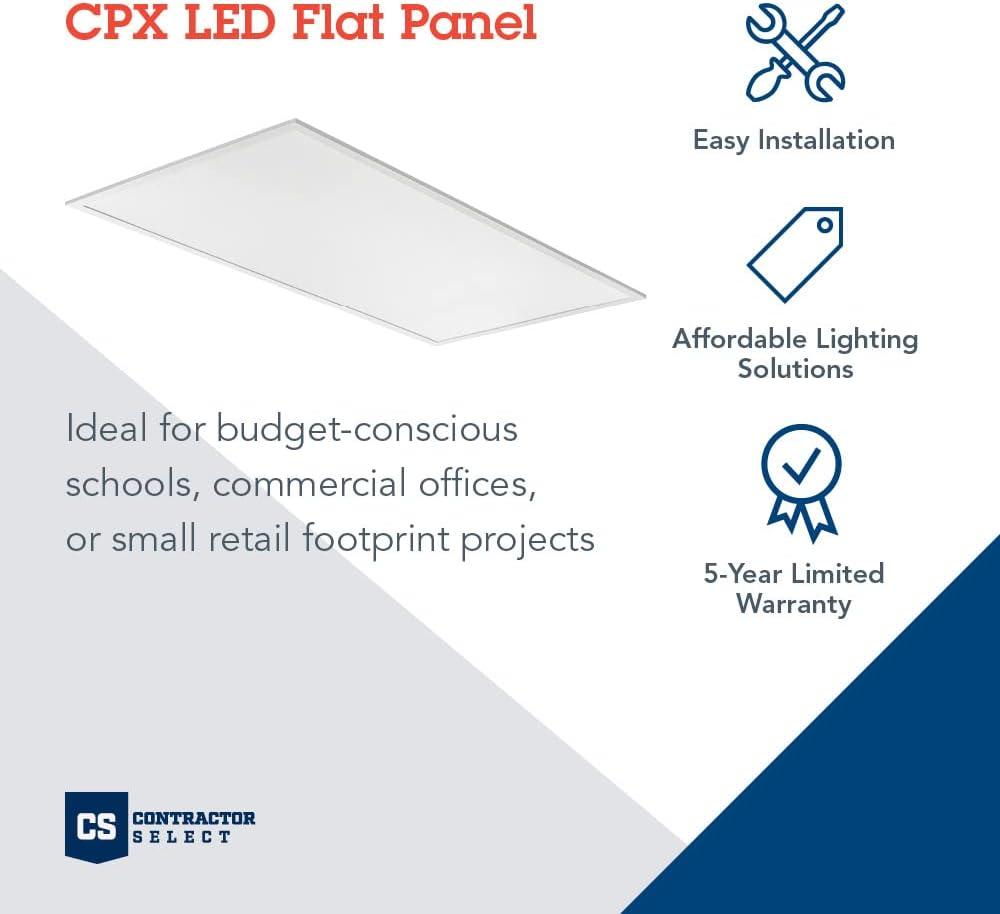 Lithonia Lighting 2628H6 2 x 4 ft. CPX ALO8 SWW7 M2 LED Panel