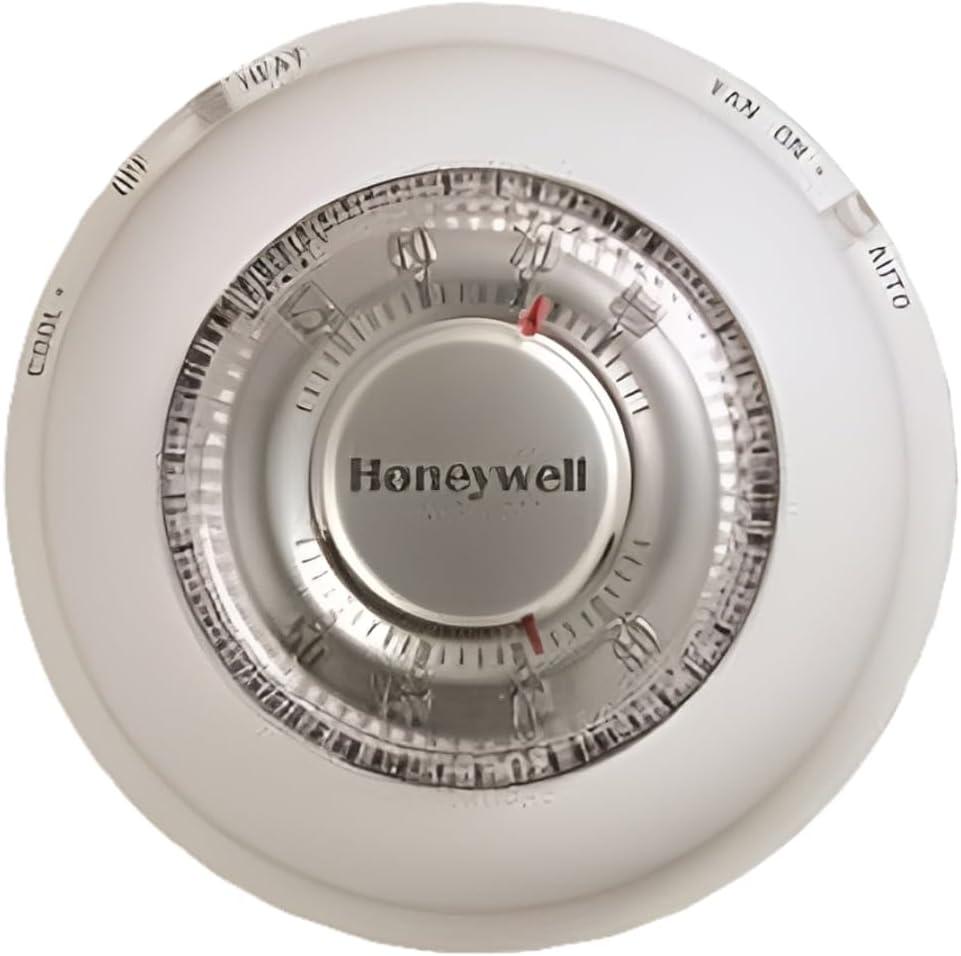 White Round Low Voltage Digital Heat Pump Thermostat