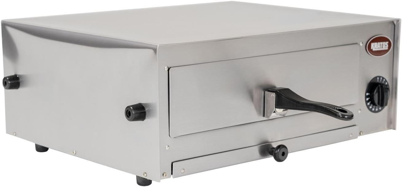 Kratos 29M-004 Countertop Electric Pizza Oven, 120V, 1450 Watts, Stainless Steel Pizza Oven Cooks Pizzas up to 12" in Diameter