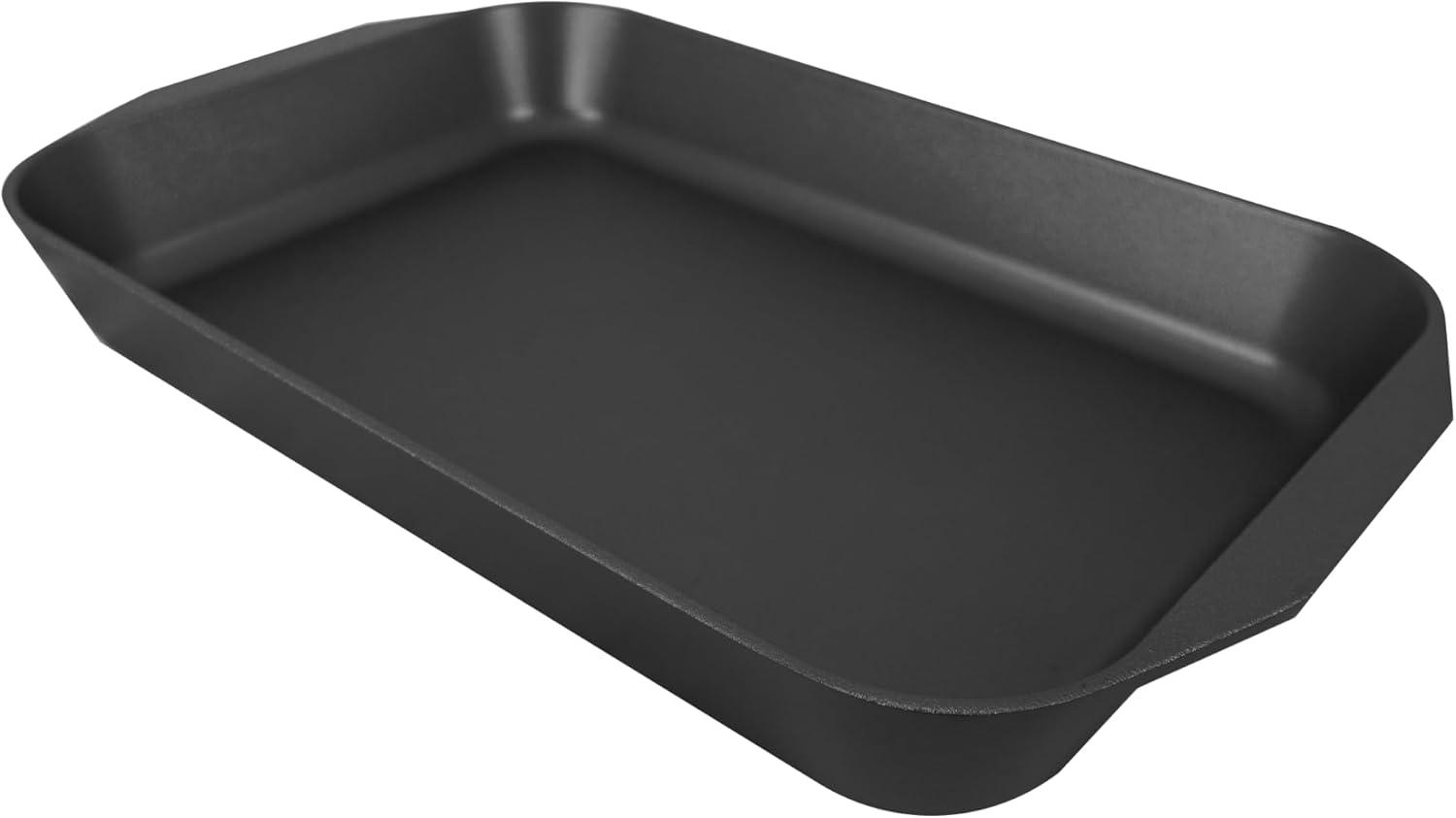 All American Roast Bake Pan Griddle, Durable Nonstick Cast Aluminum