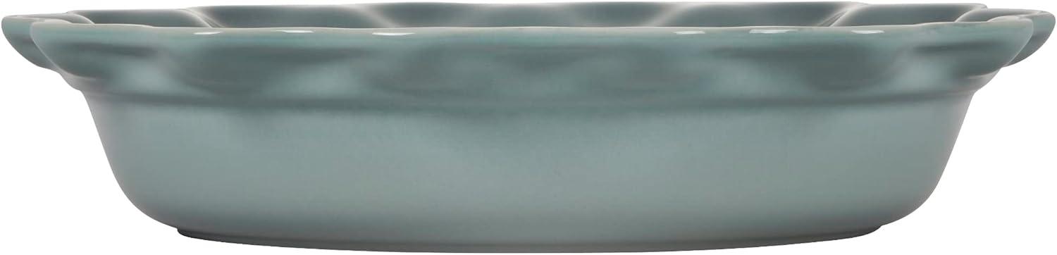 Le Creuset ® Heritage 9" Sea Salt Ceramic Pie Dish