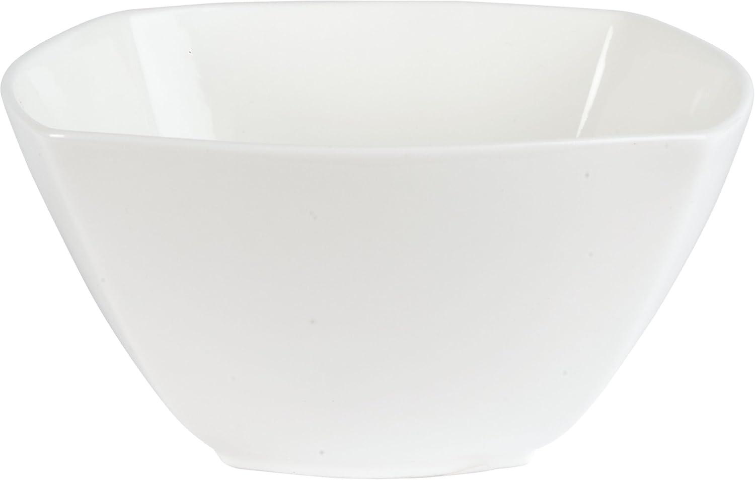 Fitz and Floyd Fitz and Floyd Nevaeh White 12-Piece Lightweight Bone China Dinnerware Set, Service for 4