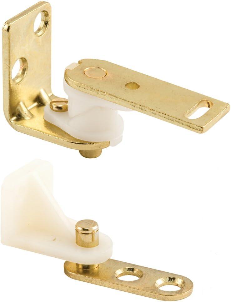 Prime-Line U 9133 Hinge Set, CafÃ© Door Style, Brass (Single Pack)