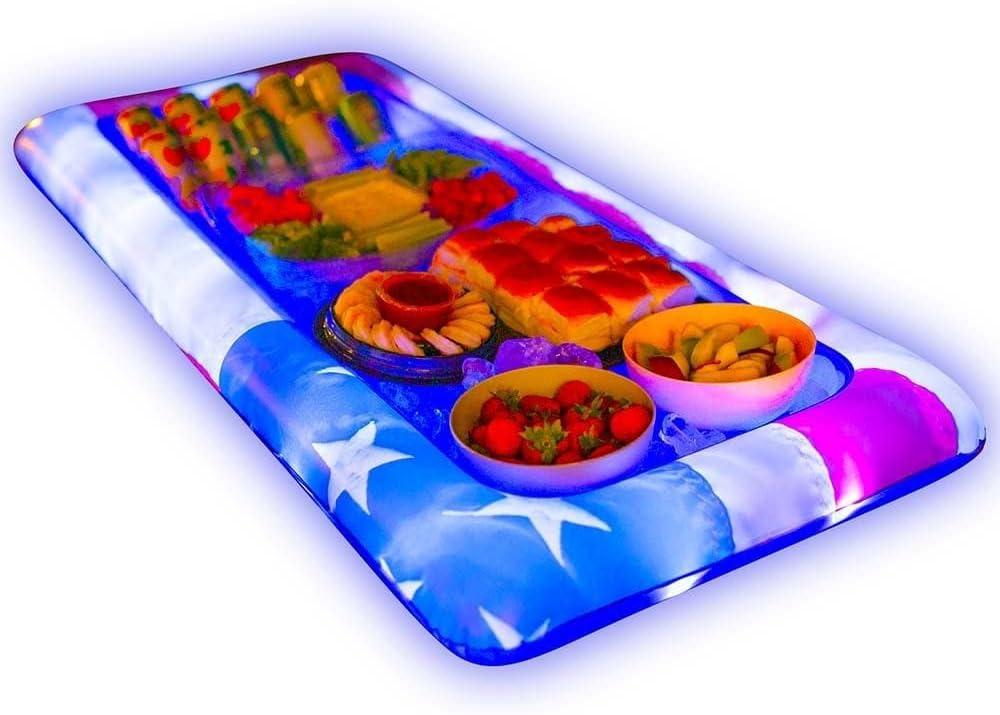 Stars and Stripes LED Inflatable Buffet Cooler