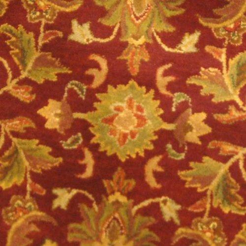 Antiquity AT52 Hand Tufted Indoor Area Rug - Wine/Gold - 6' Round - Safavieh