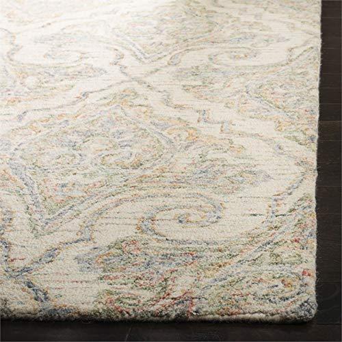 Aubusson AUB103 Hand Tufted Area Rug - Ivory/Green - 8'x10' - Safavieh.