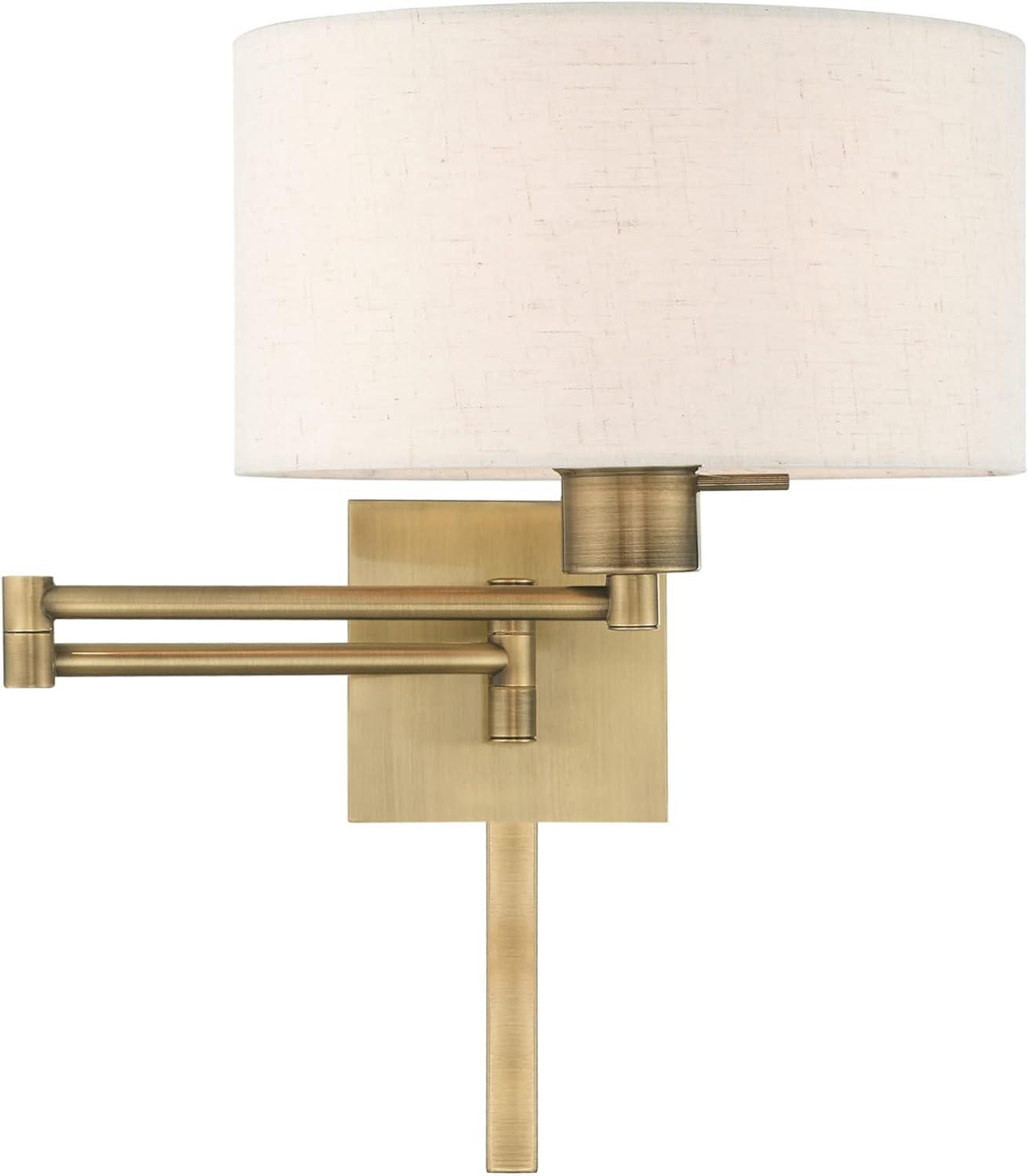 Livex Lighting 1 - Light Wall Light in  Antique Brass