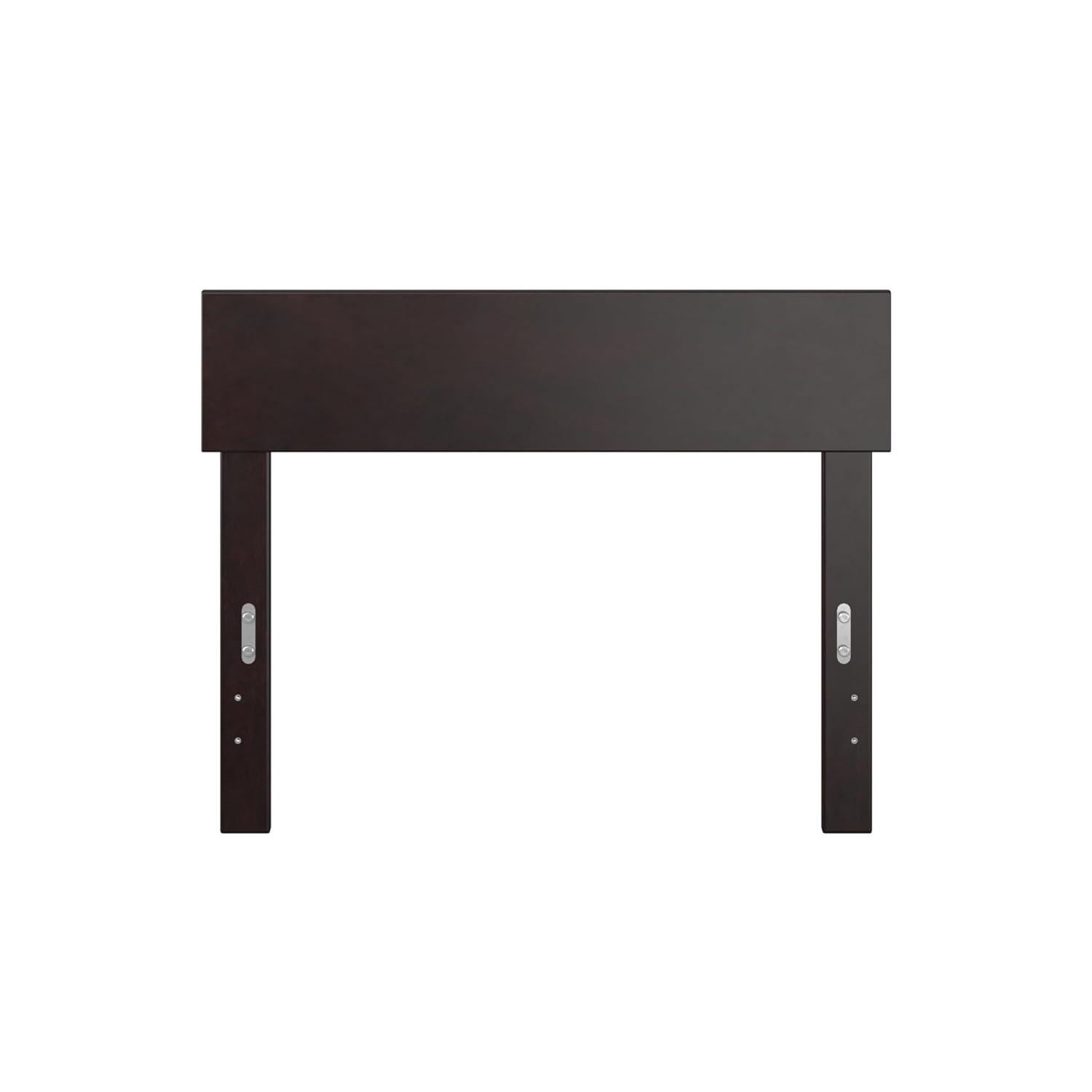 Twin Boston Headboard Espresso - AFI: Solid Wood, Sleek Finish, Adjustable Height