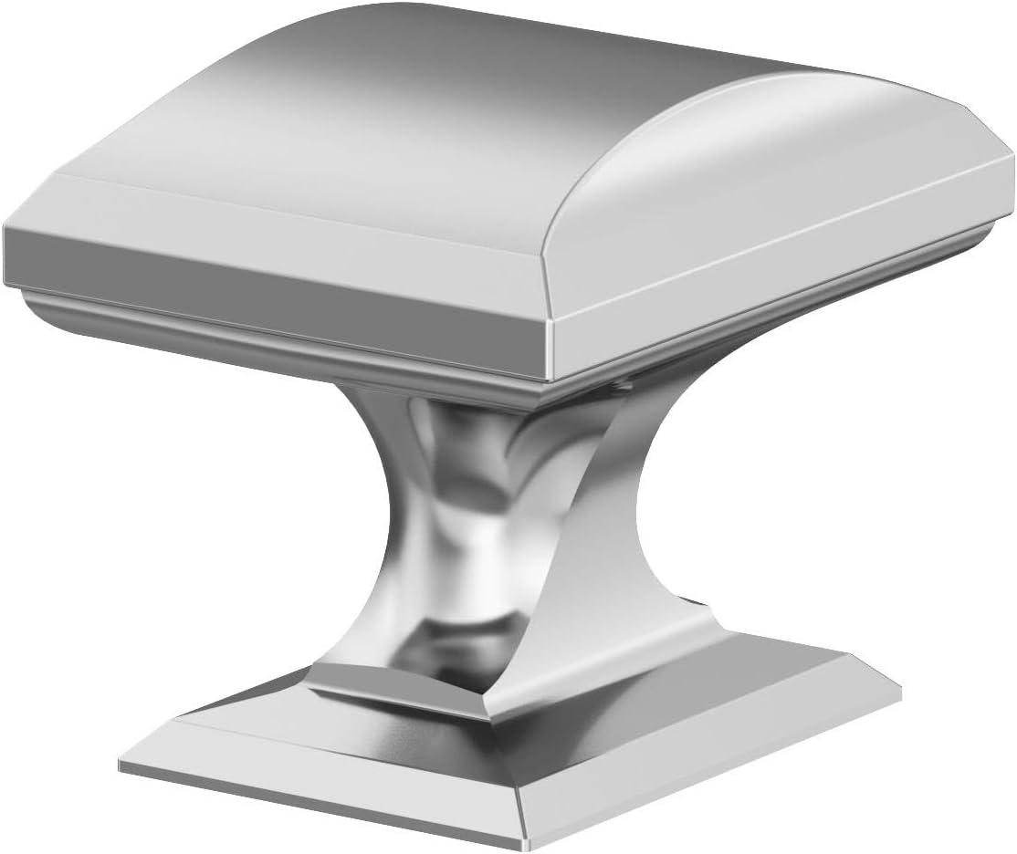 Amerock Candler 1-1/4 inch (32mm) Length Polished Chrome Cabinet Knob