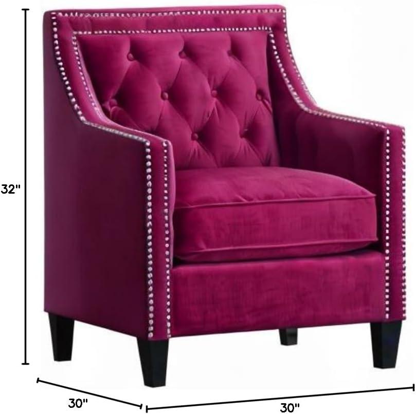 Picket House Furnishings Teagan Accent Arm Chair in Navy Fabric
