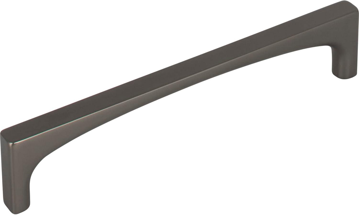 Polished Chrome Modern Bar Handle with Mounting Hardware