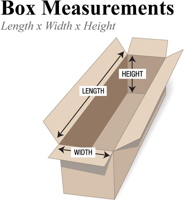 22 x 6 x 6 Kraft Corrugated Moving Boxes, Pack of 25