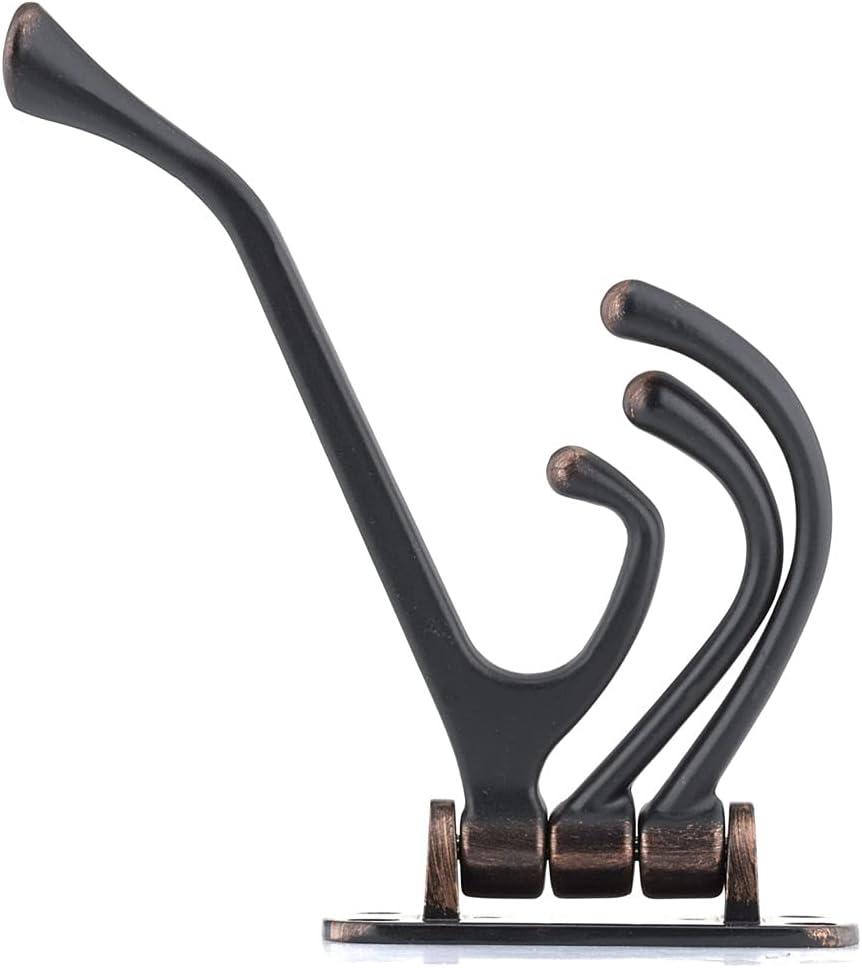 Oil-Rubbed Bronze Triple Swivel Wall Hook