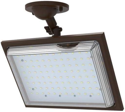 Bronze 46-Watt Outdoor LED Street Lamp with Dusk to Dawn Control