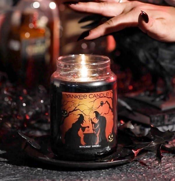 Yankee Candle Halloween 2023 Witches' Brew Large Patchouli Scented Candle with 110-150 Burn Time