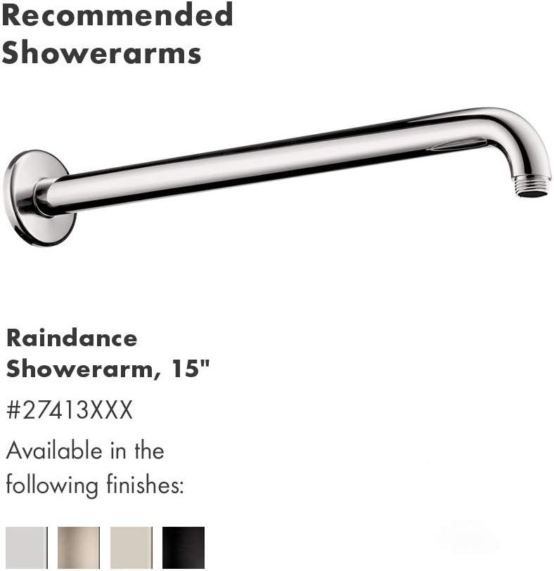 Croma S 180 2-Jet Rain Fixed Shower Head with Select