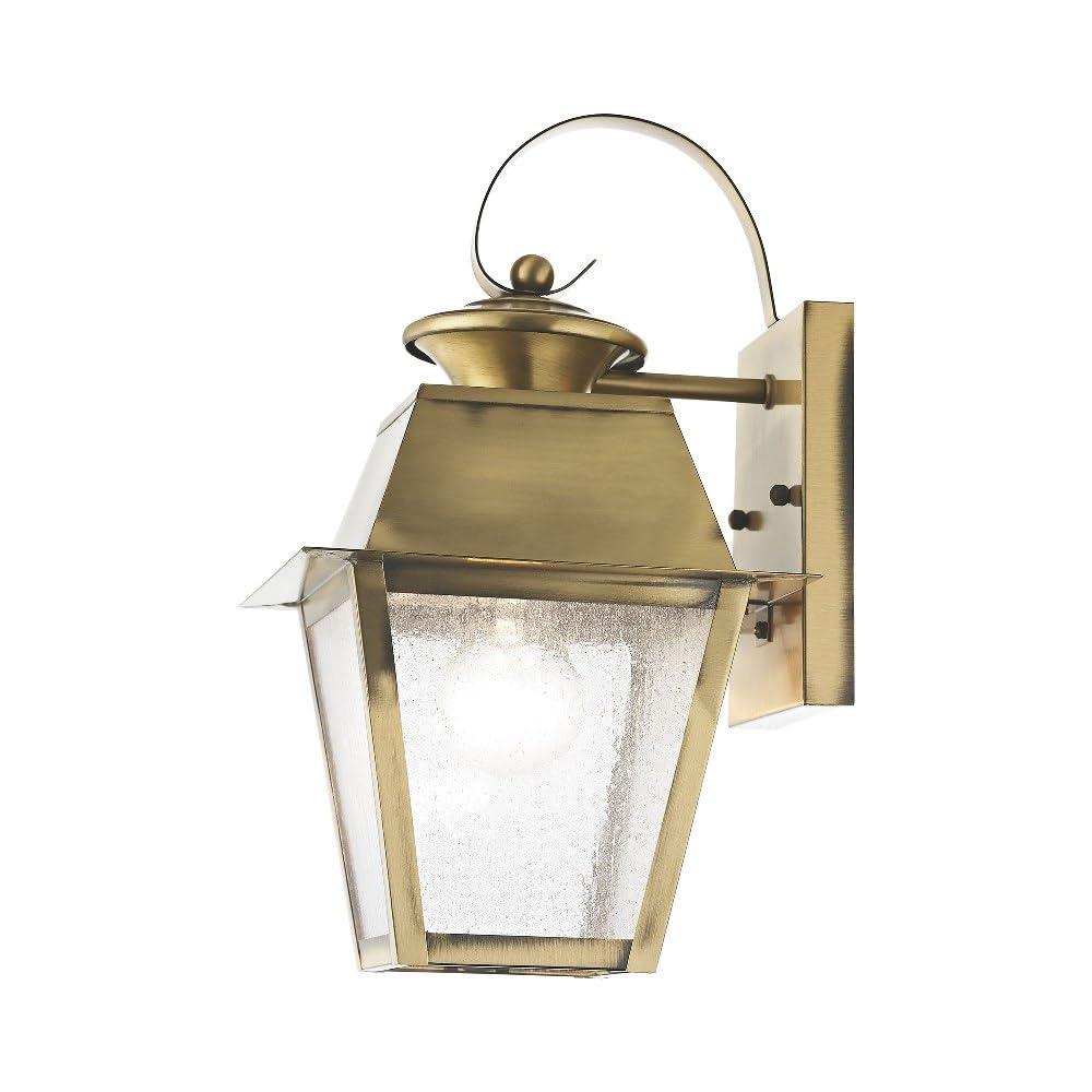 Livex Lighting Mansfield 1 - Light Wall Light in  Black