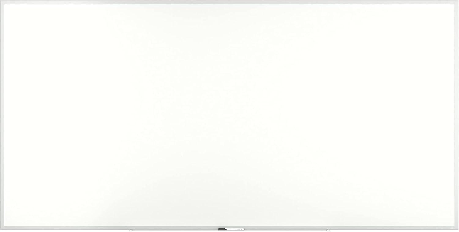 TRU RED Melamine Dry Erase Board Gray Frame 8' x 4' (TR59351)