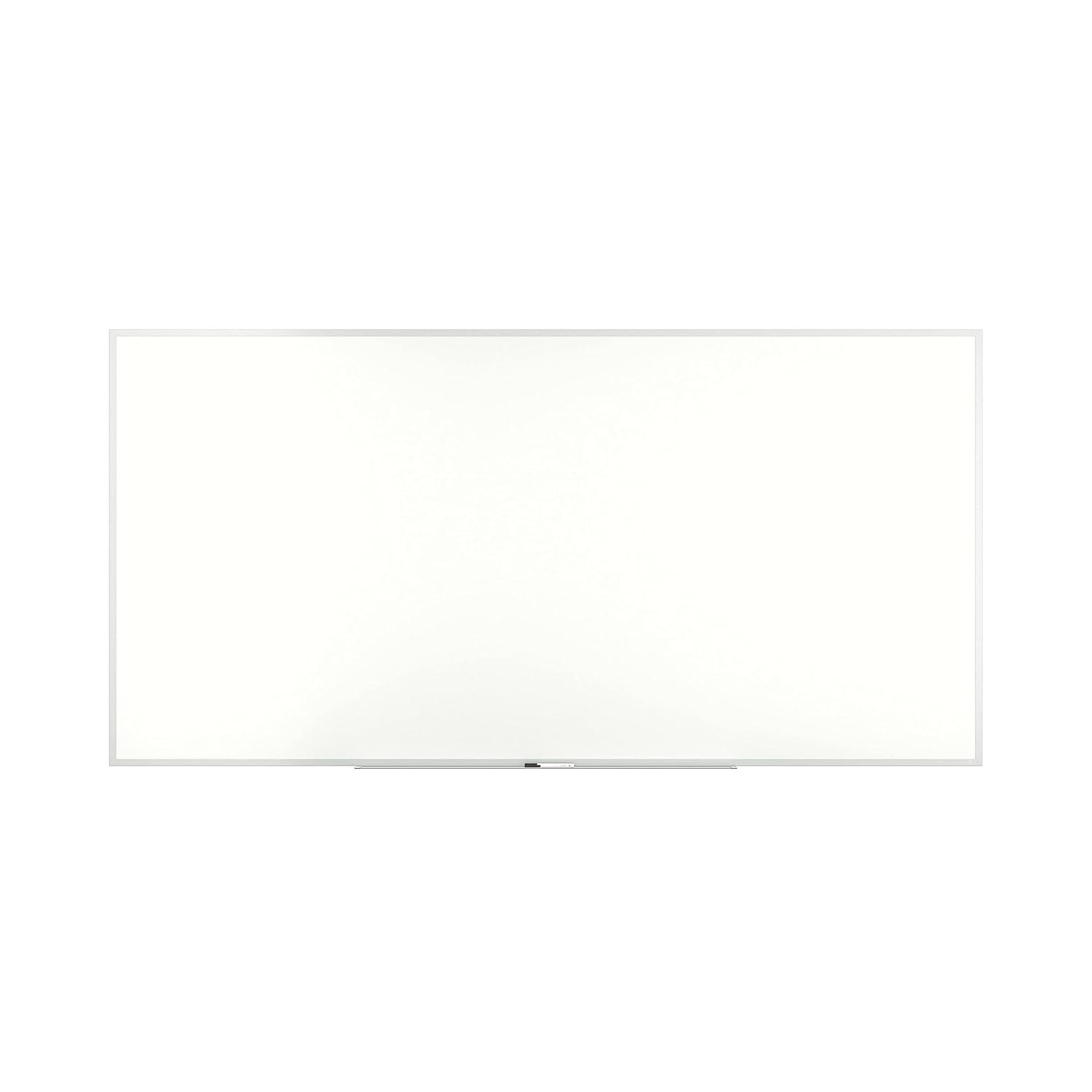 TRU RED Melamine Dry Erase Board Gray Frame 8' x 4' (TR59351)