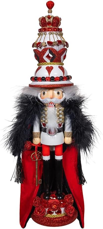 Kurt Adler 18.8-Inch Hollywood Nutcrackers King of Hearts with Cape Nutcracker