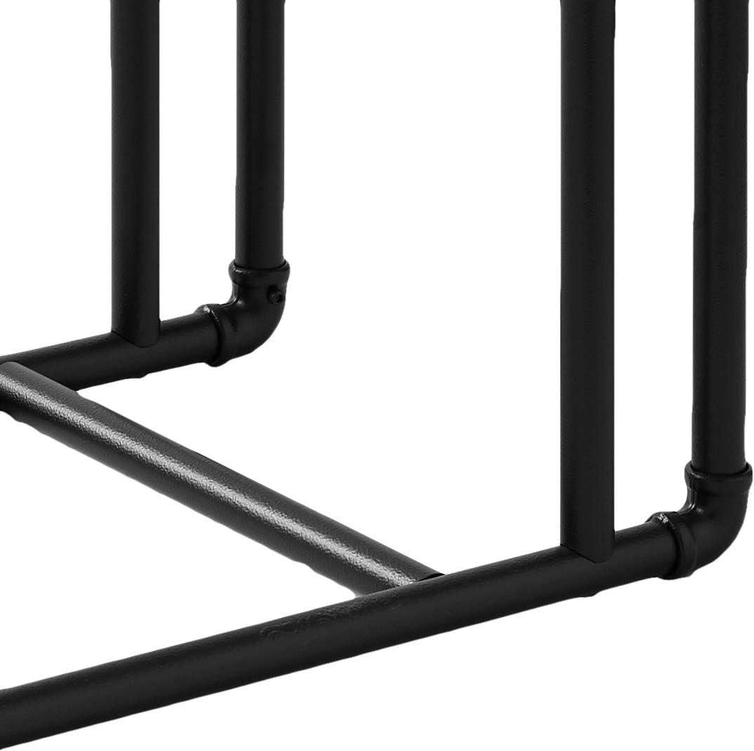 Organize It All Pipe Line L-Shaped Side Table