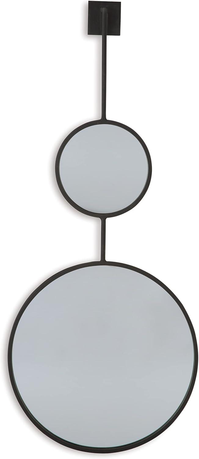 Signature Design by Ashley Contemporary Brewer Accent Mirror  Black