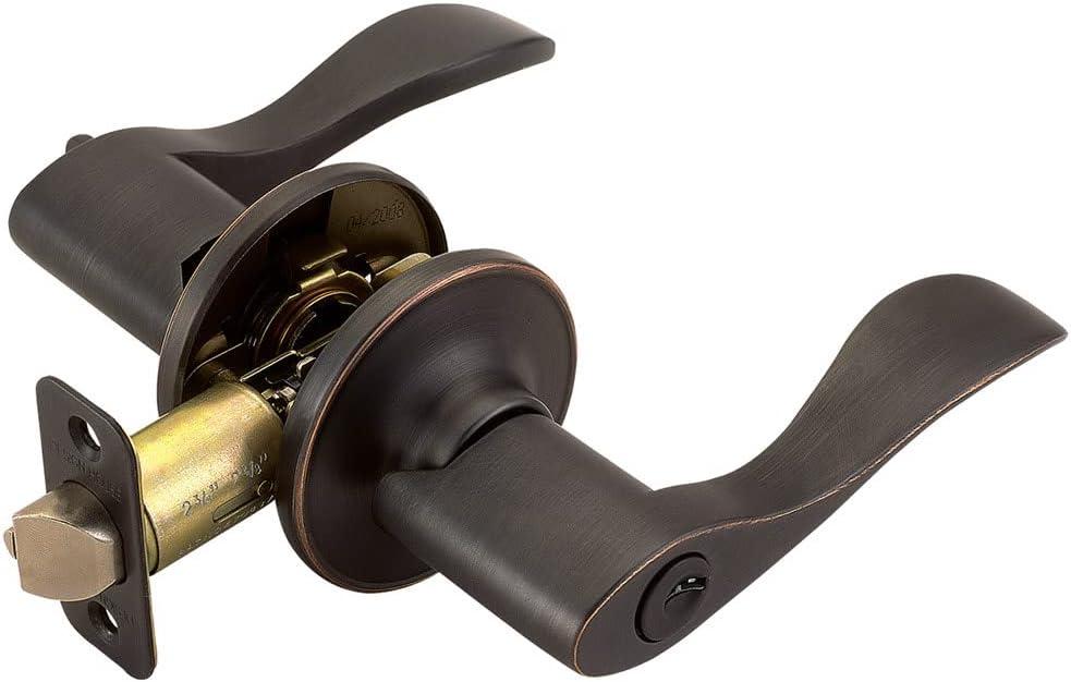 Oil Rubbed Bronze Keyed Entry Door Lever