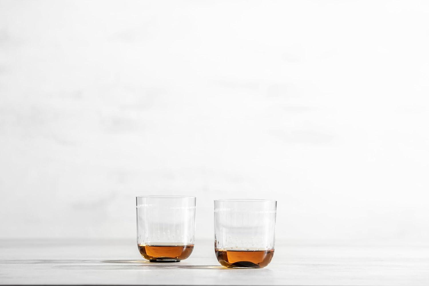 Zwiesel Glas Handmade Glamorous Crystal Glass, 11 Ounce Whiskey (Set of 2), Clear