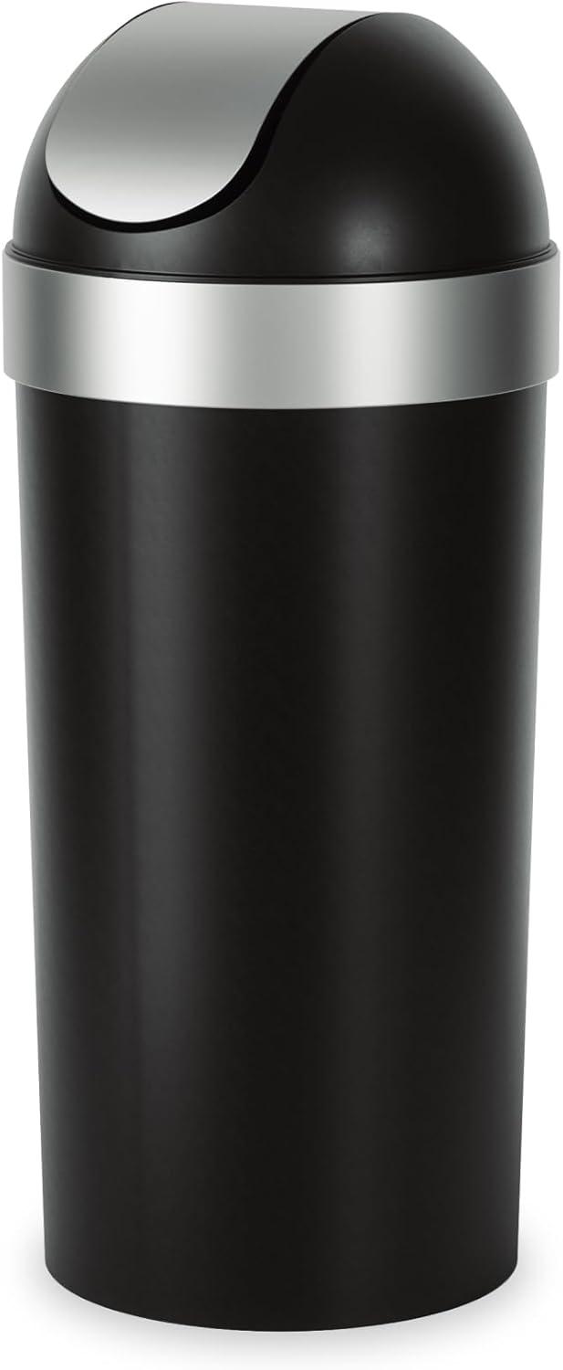Umbra Venti Plastic Swing Top Kitchen Trash Can - 16 Gallons