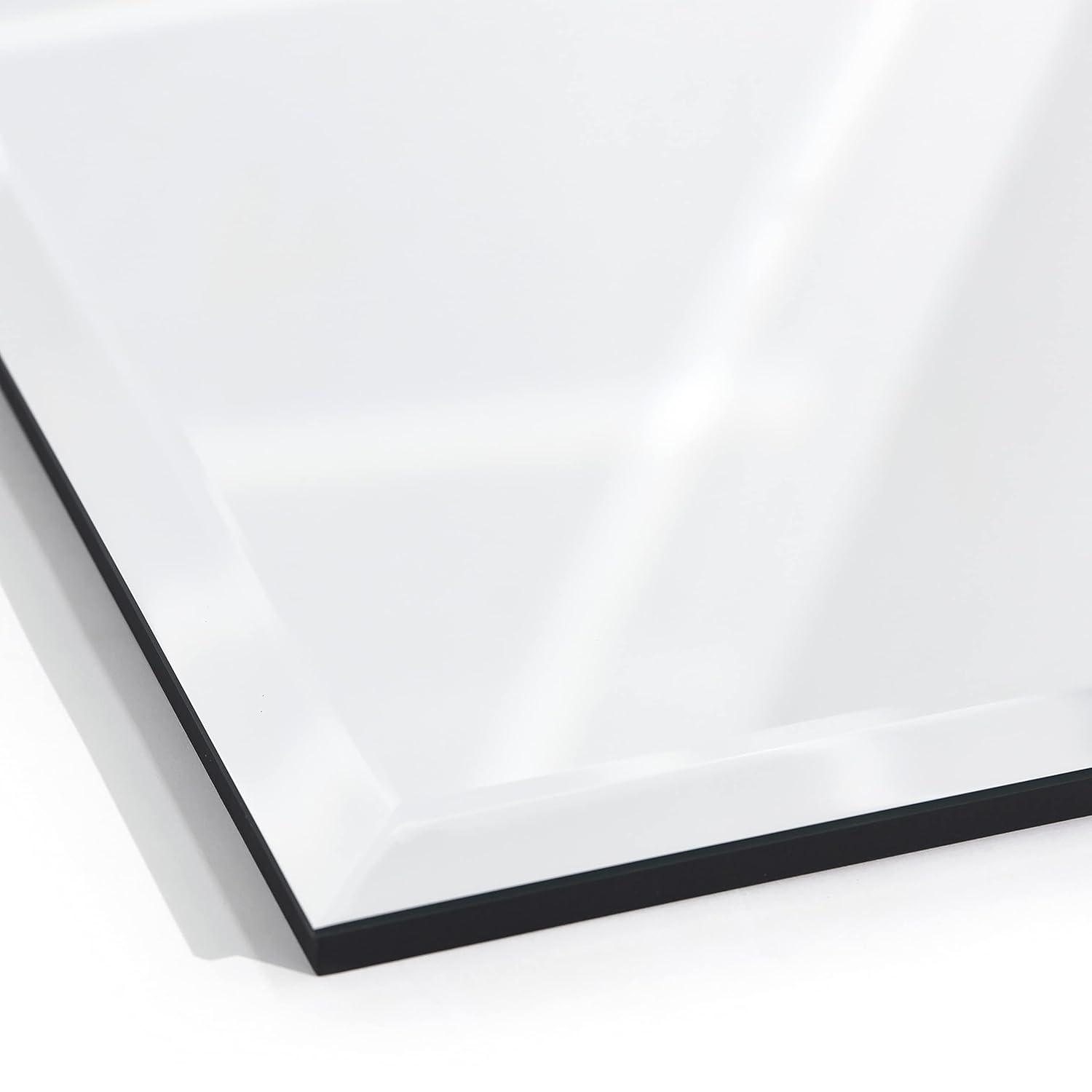 Empire Art Espejo de Pared de Prisma Biselado sin Marco Directo 24" x 36", Listo para Colgar