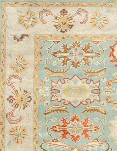 Heritage HG734 Handmade Area Rug - 5'x8' - Light Blue/Ivory - Safavieh