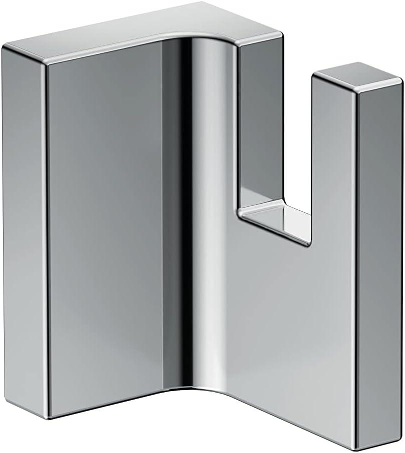 Chrome Universal Rectangular Bathroom Towel Hook