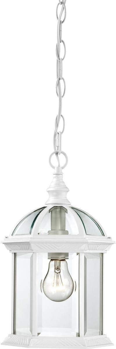 Nuvo 60-4977 - Boxwood - 1 Light - 14" Outdoor Hanging W/ Clear Beveled Glass