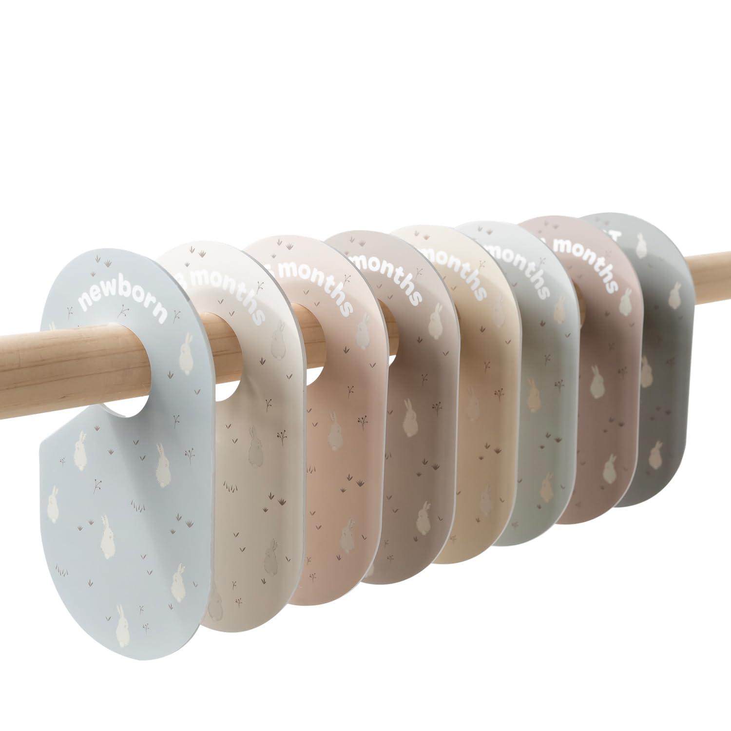 3 Sprouts 3 Sprouts Baby Closet Dividers (Newborn To 24 Months) – Pack Of 8