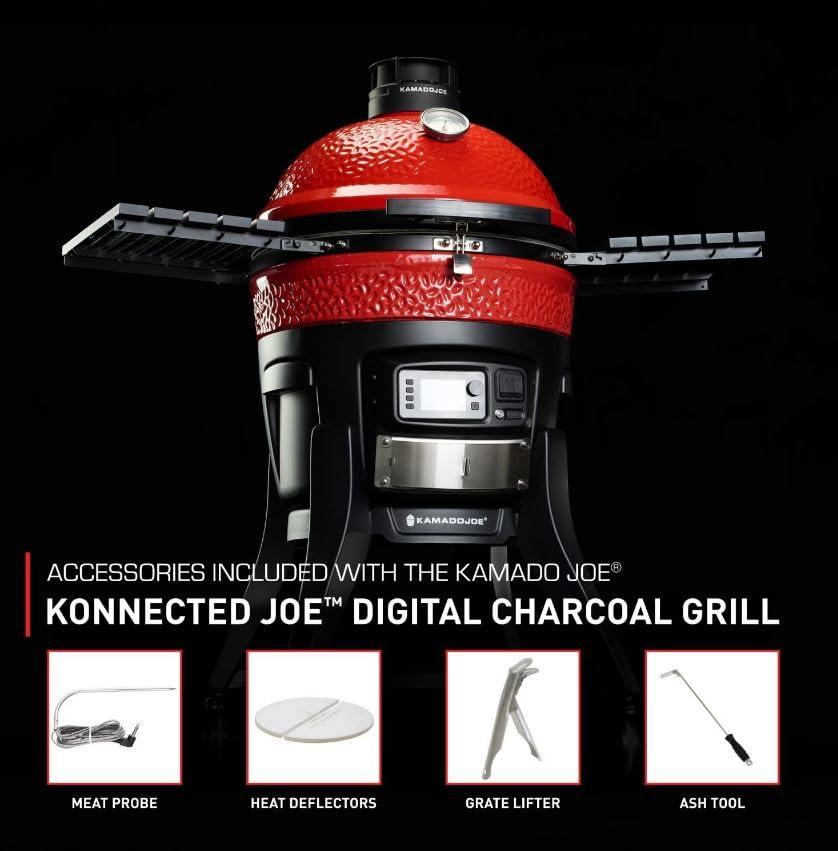 Konnected Joe™ Digital Charcoal Grill and Smoker