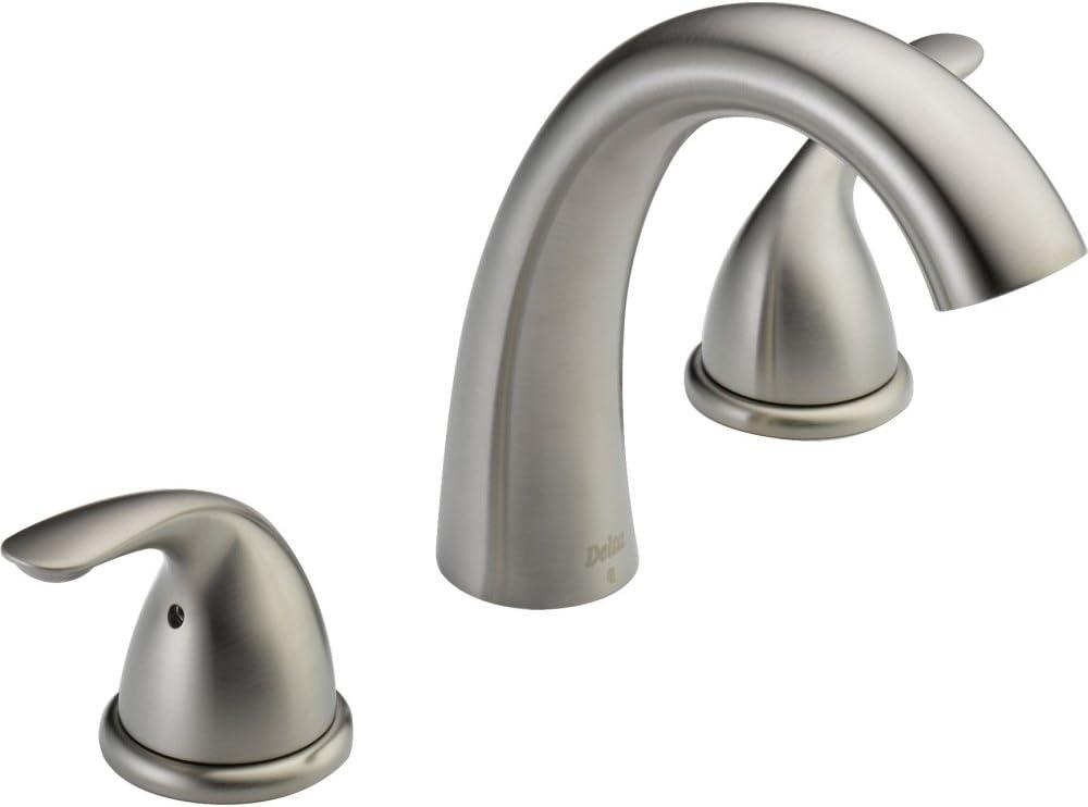 Stainless Steel Modern Widespread Deck Mounted Faucet