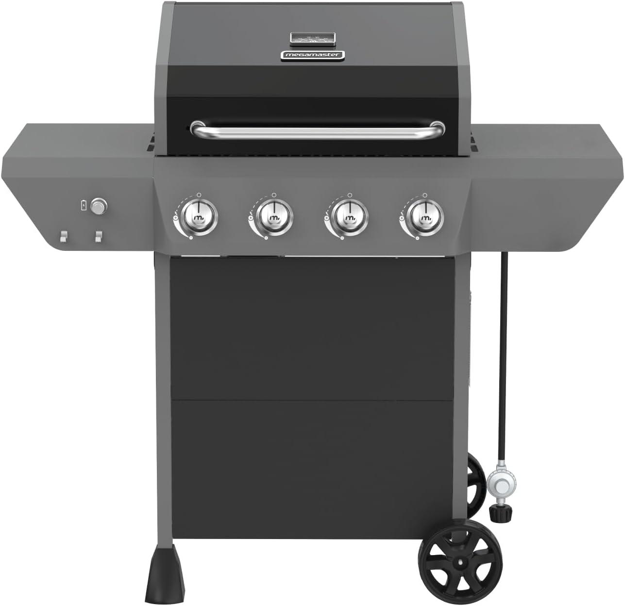Megamaster 4 - Burner Freestanding Liquid Propane Gas Grill