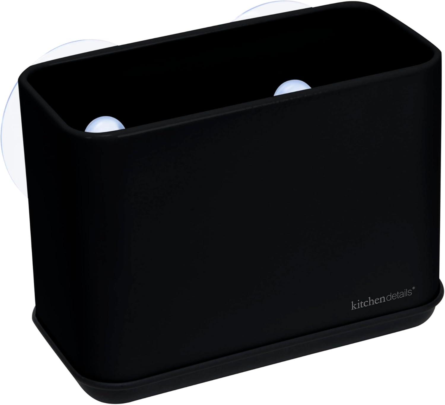 Kitchen Details Suction Sink Caddy in Matte Black