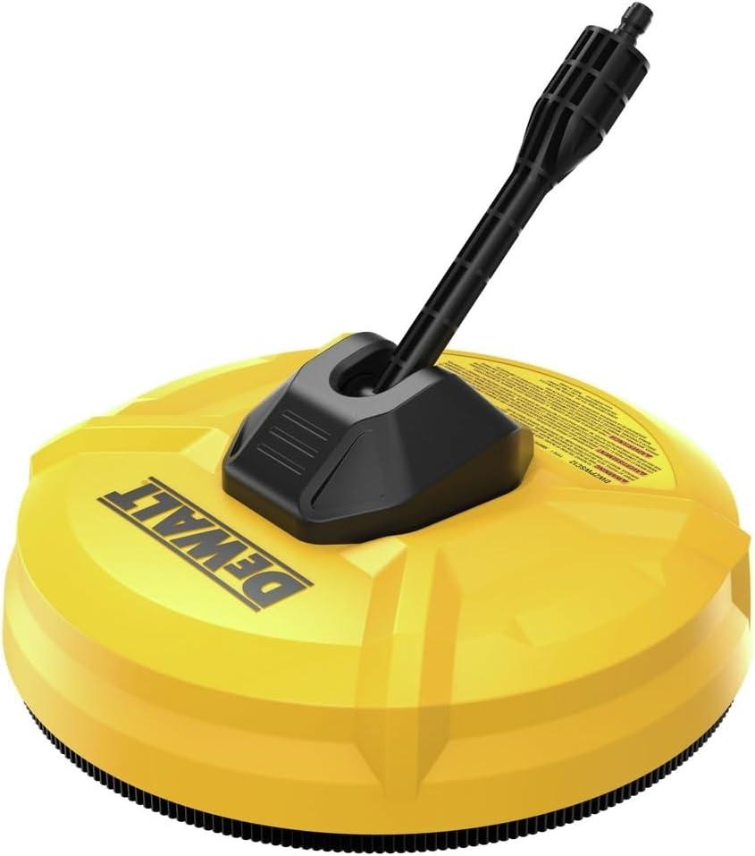 Yellow Polypropylene 12-Inch Surface Cleaner with Quick-Release Nozzle