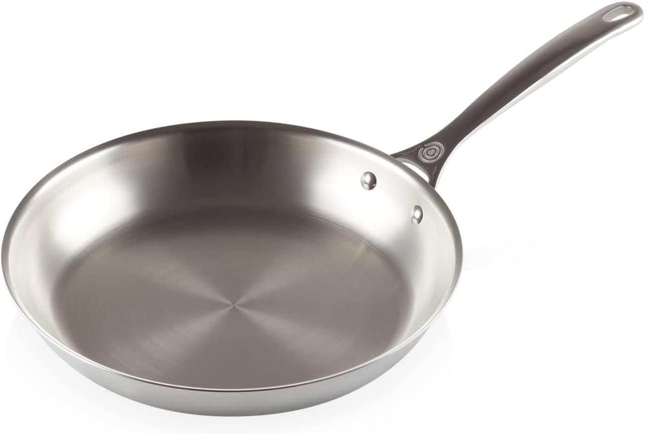 Stainless Steel 12" Non-Stick Fry Pan with Ceramic Coating