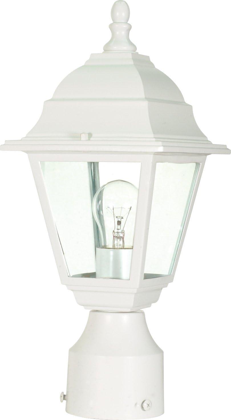 60/546-Nuvo Lighting-Briton-One Light Outdoor Post Lantern-6 Inches Wide by 14 Inches High