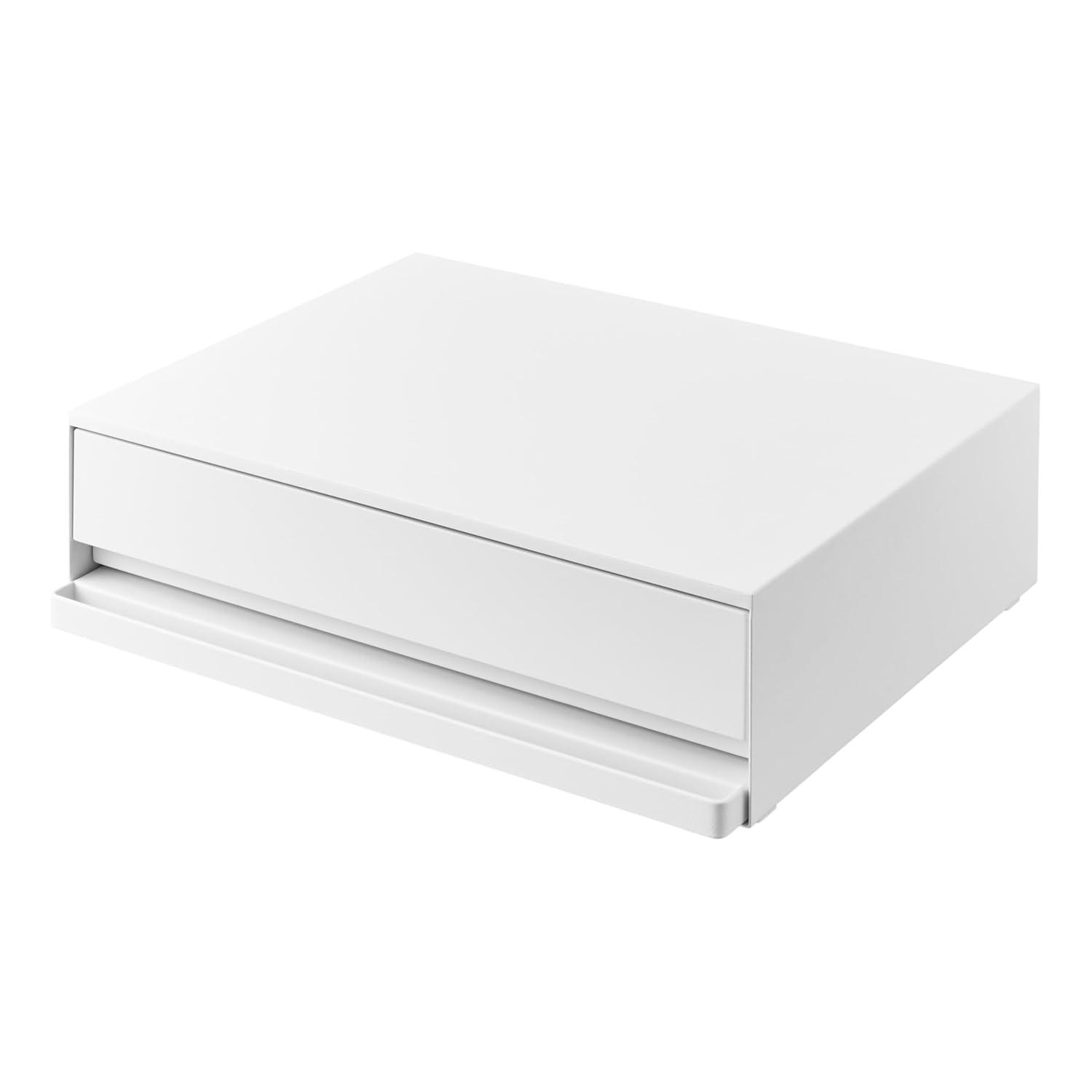 Yamazaki Home Yamazaki Home Countertop Drawer With Pull-Out Shelf, Steel, Holds 37 Lbs