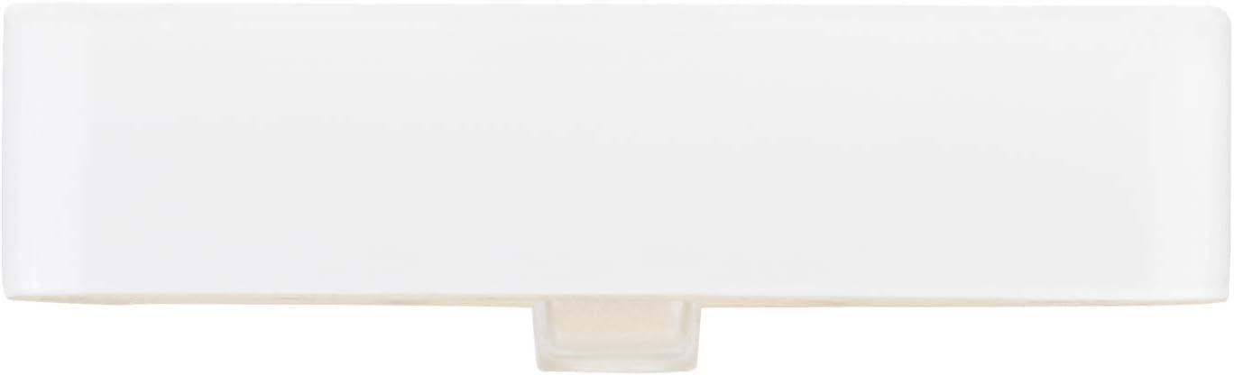 Signature Hardware 447958 Hibiscus Rectangular Fireclay Vessel Sink Single Hole