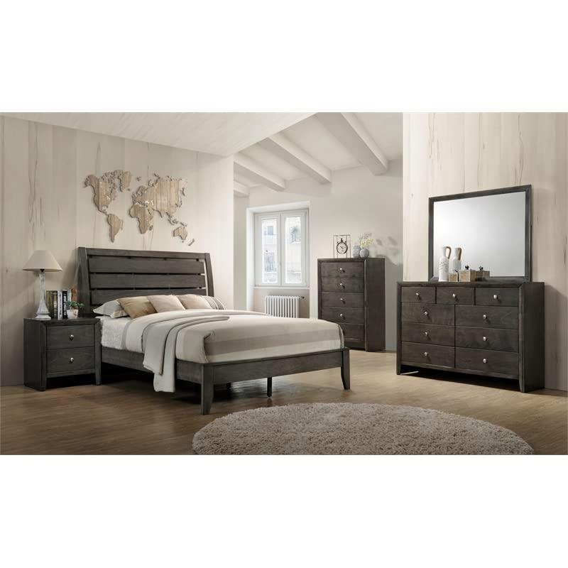 ACME Ilana Nightstand in Gray